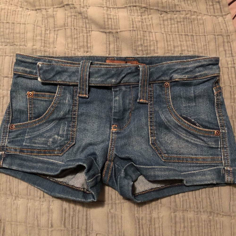 Denim shorts